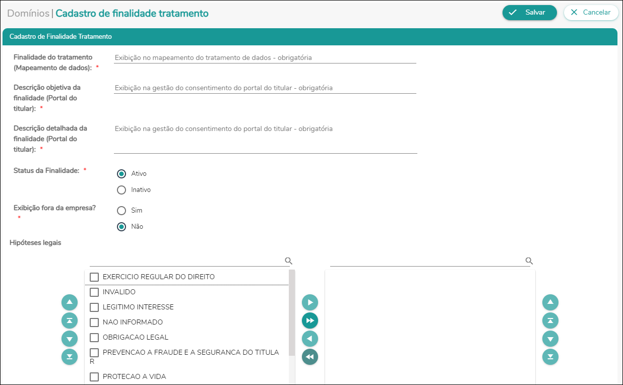 Dominios - finalidade tratamento - cadastro.PNG