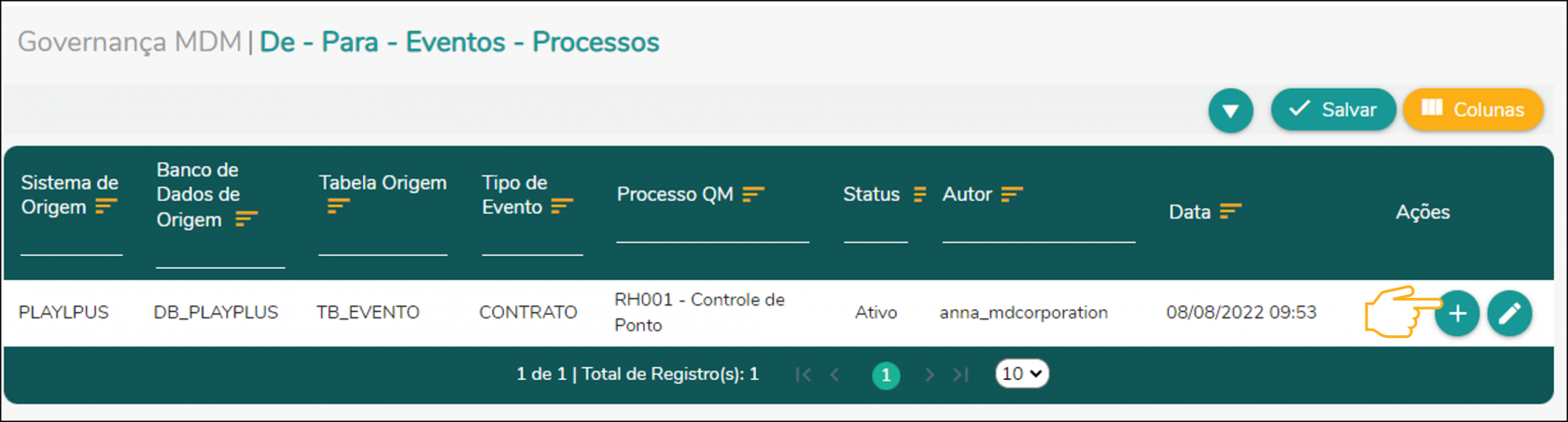 MDM - Eventos x Processo - Adicionar linha.png